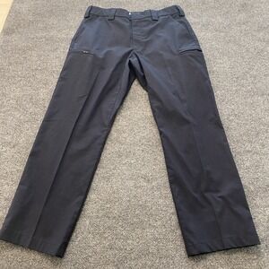 First Tactical Ripstop Zip Cargo Pants Mens 34x30 Workwear Military Dark Blue